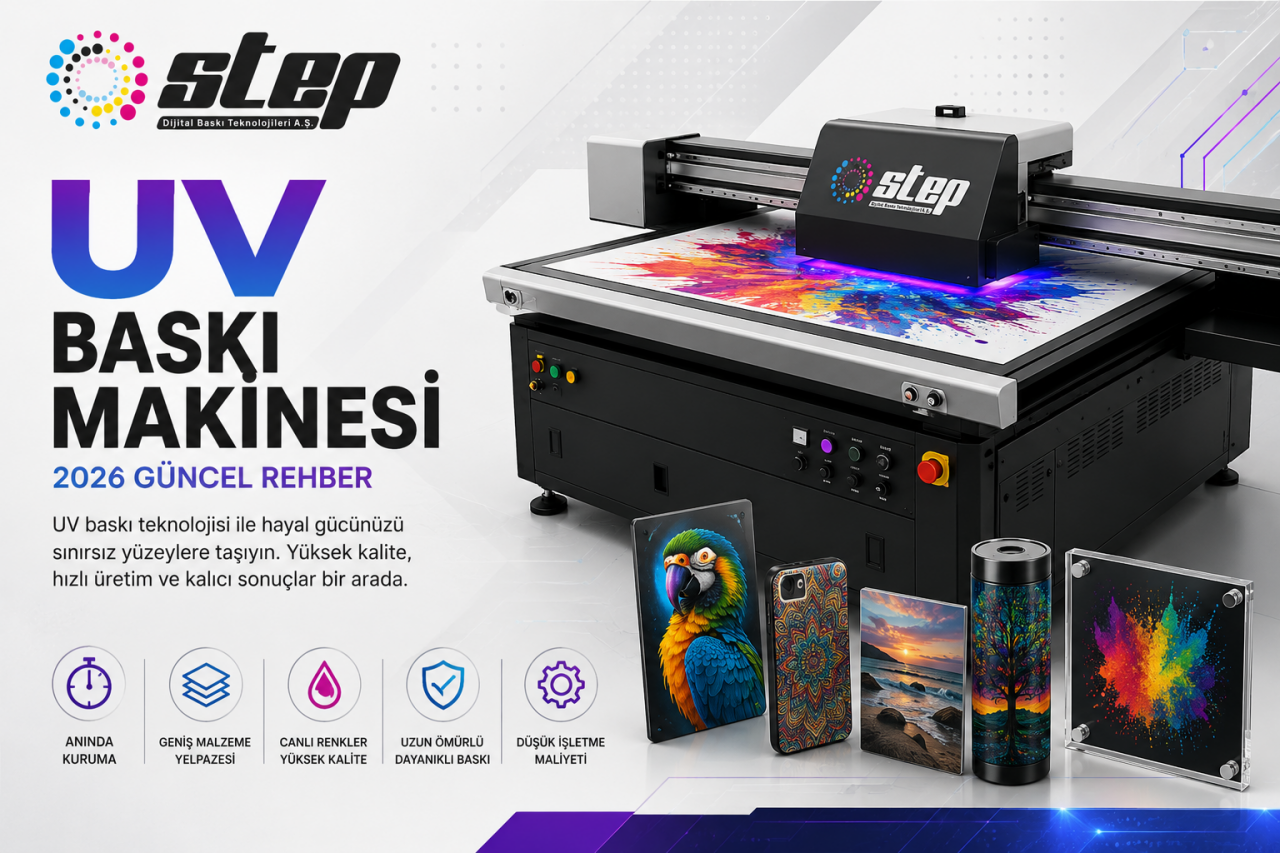 UV Baskı Makinesi Nedir? Kapsamlı Rehber 2026