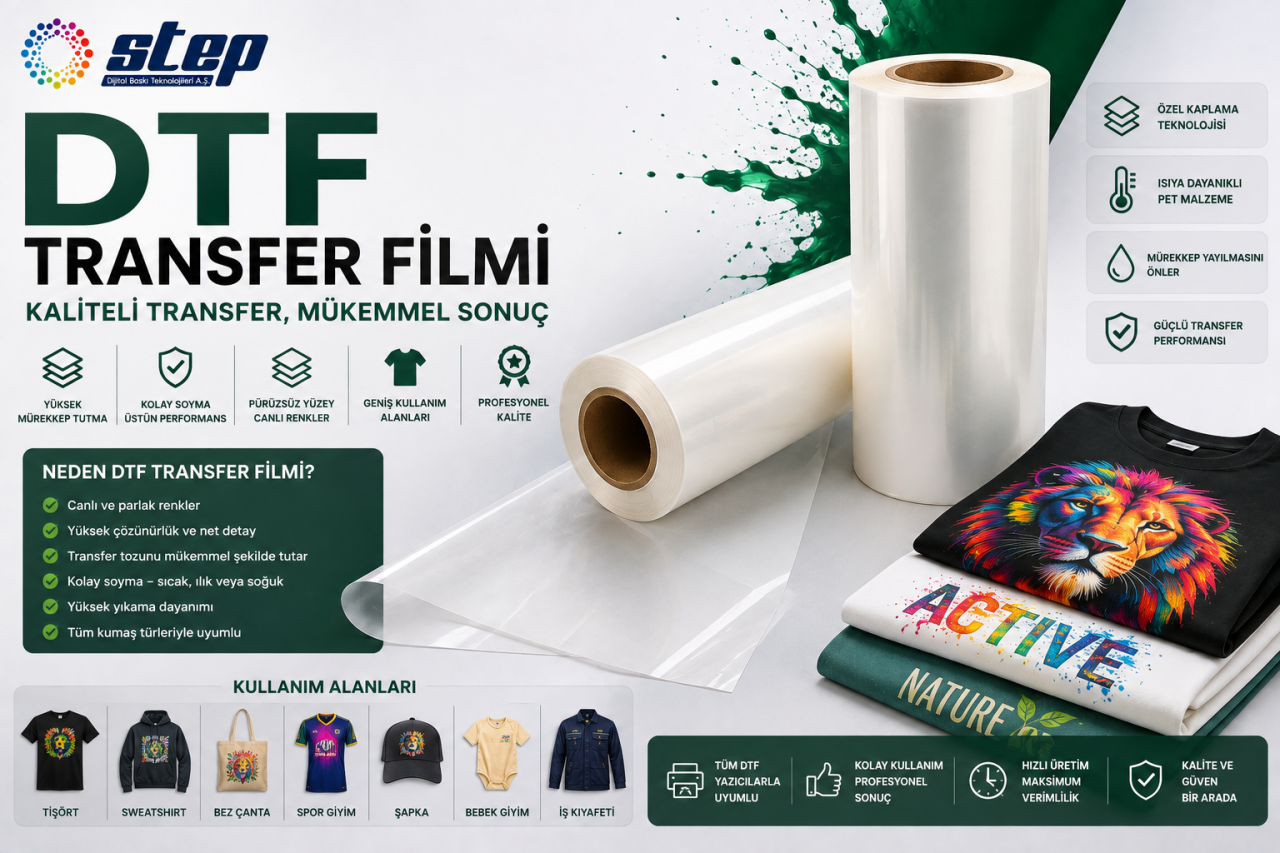 DTF Transfer Filmi Nedir? 2026 Güncel Rehber