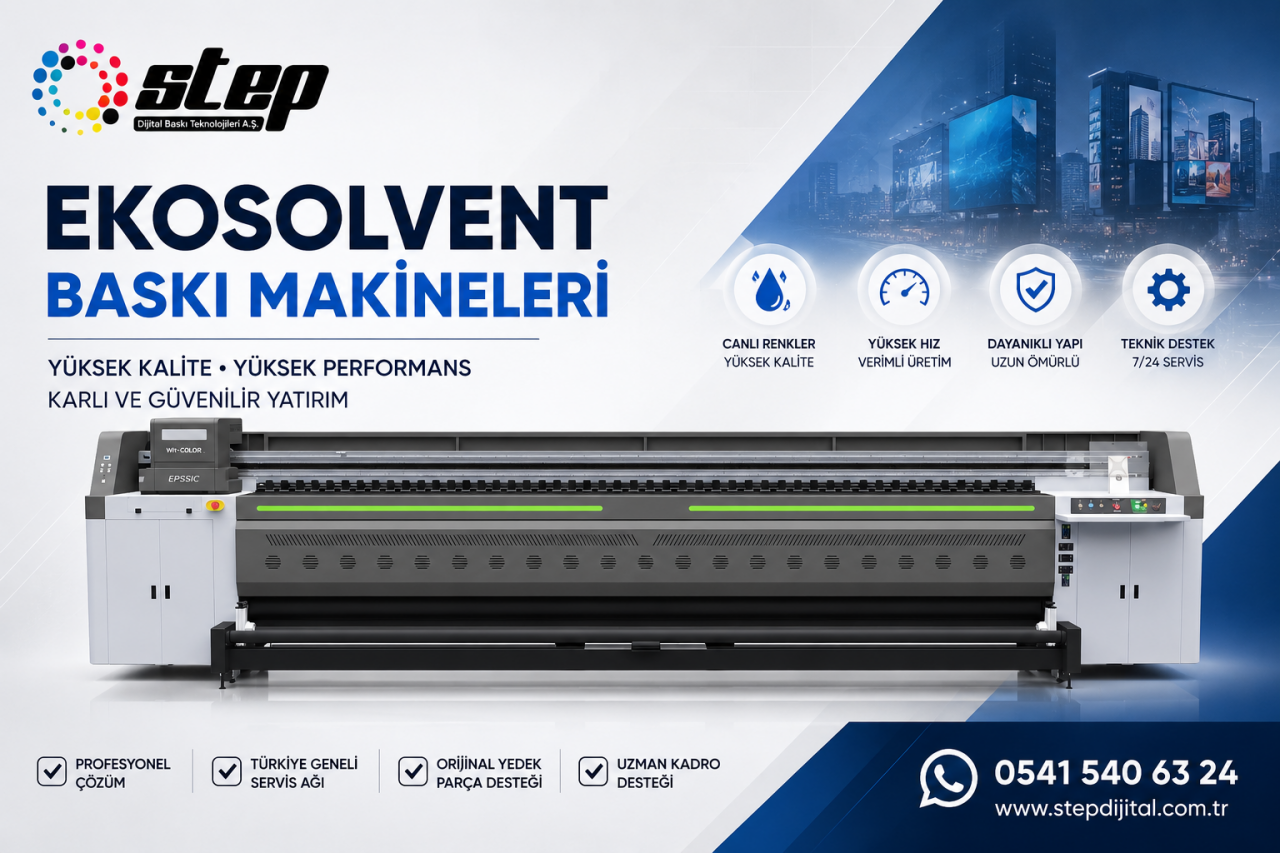 Ekosolvent Baskı Makinesi Fiyatları 2026 | Güncel Rehber