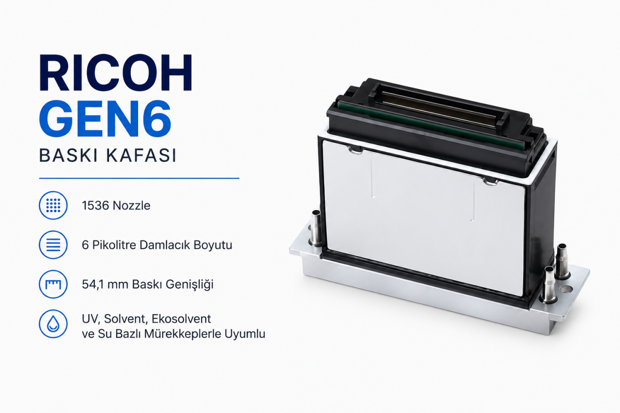 Ricoh Gen6 baskı kafası