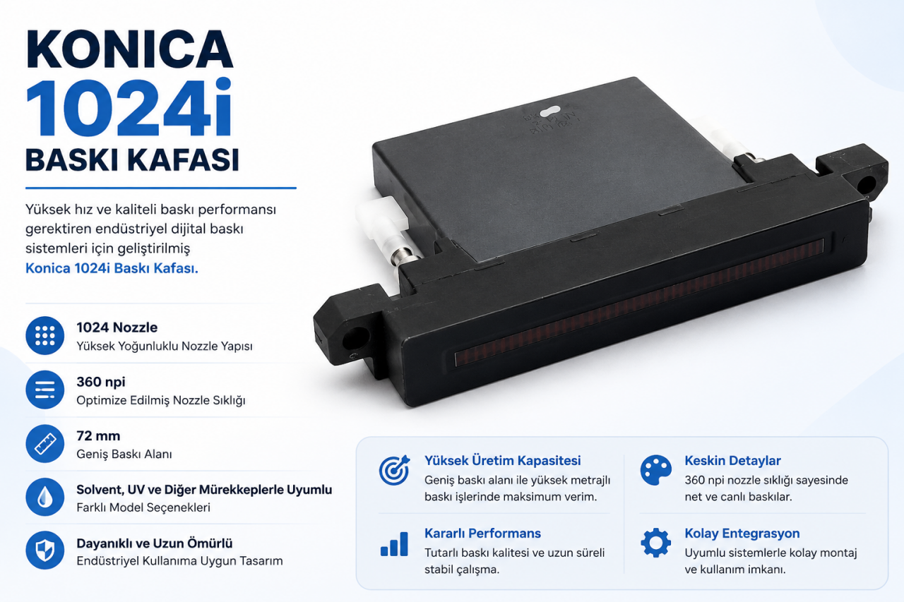 Konica 1024i baskı kafası