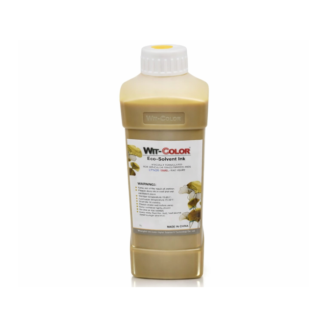 Wit-Color Ekosolvent Baskı Boyası 18 Ay Dış Mekan Yellow