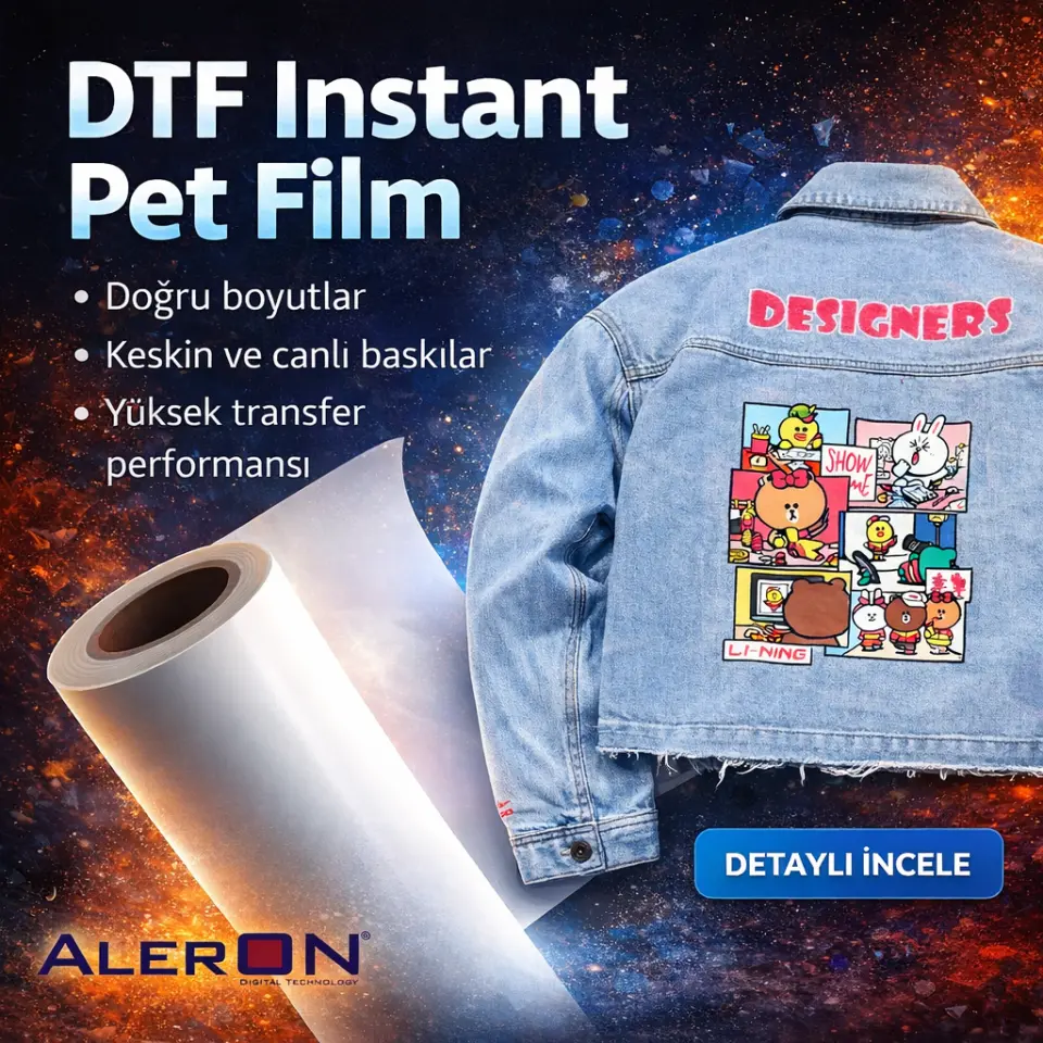 DTF Double Side Instant Pet Film 60X100 cm