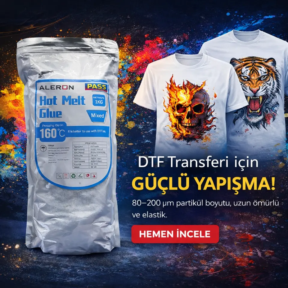 Powder DTF Tekstil Yapıştırıcı Pudra